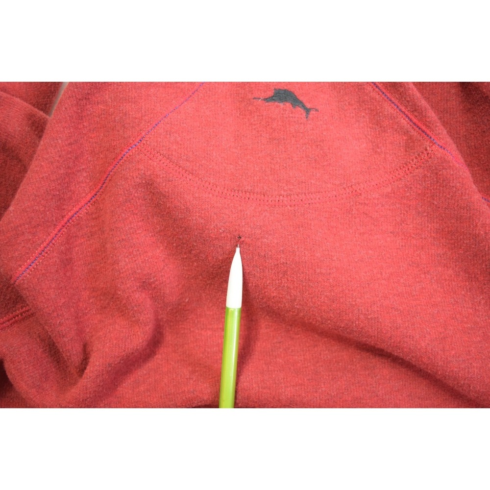Tommy Bahama FLIPSIDE Reversible 1/4 Zip Sweater Men's L Burgundy Charcoal - Picture 15 of 15